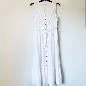 Women’s Calvin Klein Belted Front Button Down Dress